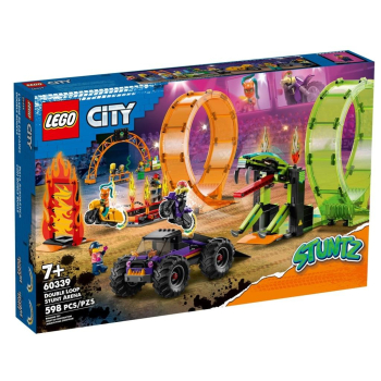 LEGO(R) CITY 60339 Kaskaderska arena z dwoma pętlami